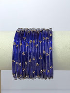 Trending Viral Glass Bangles - Colorful Glass Bangles for All Occasions 12 pcs
