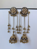 Trending Nyra Kashmiri Earrings with Jhumka
