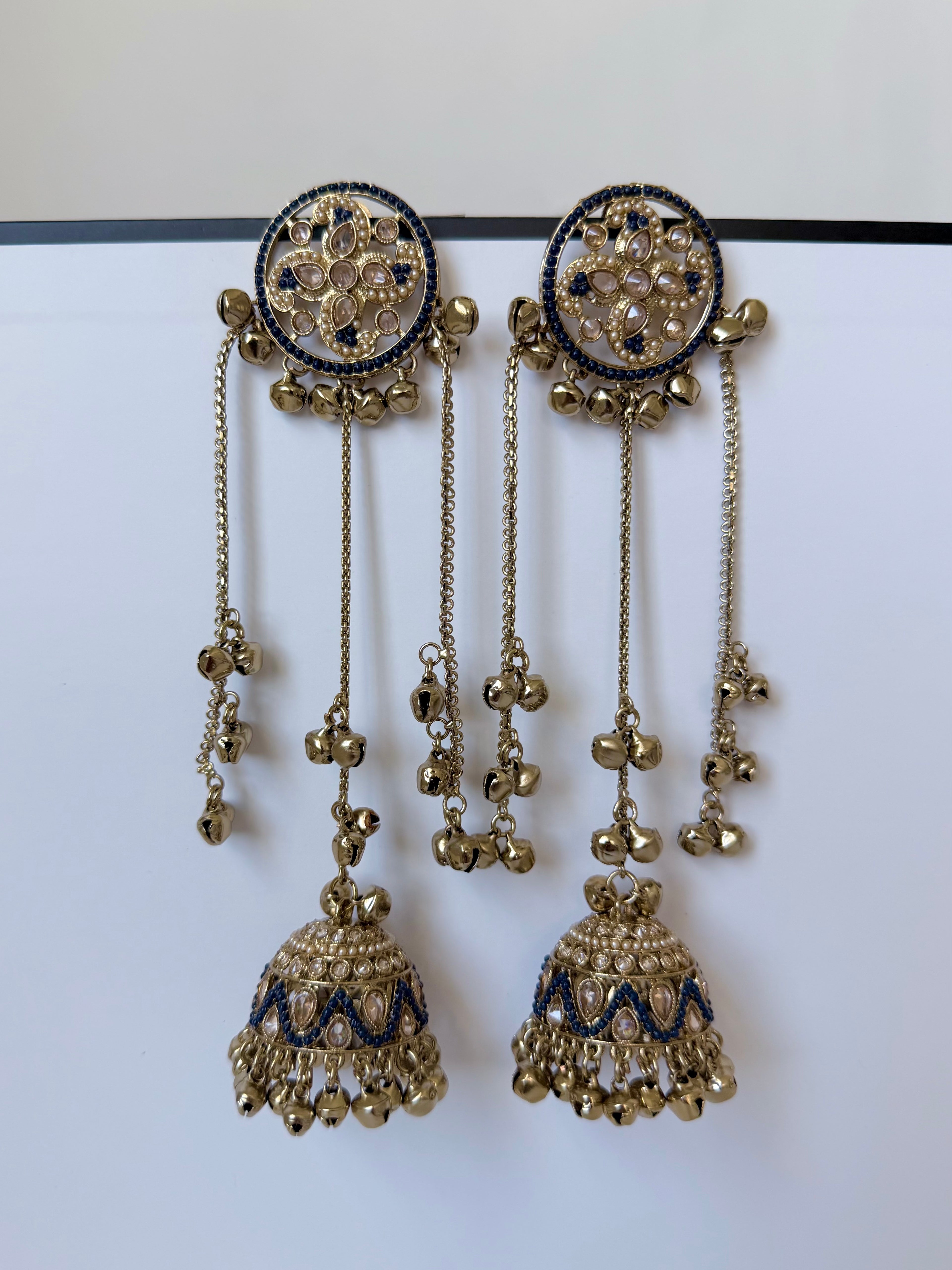 Trending Nyra Kashmiri Earrings with Jhumka