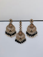 Desi Mohini Pollki Earring and Tikka Set