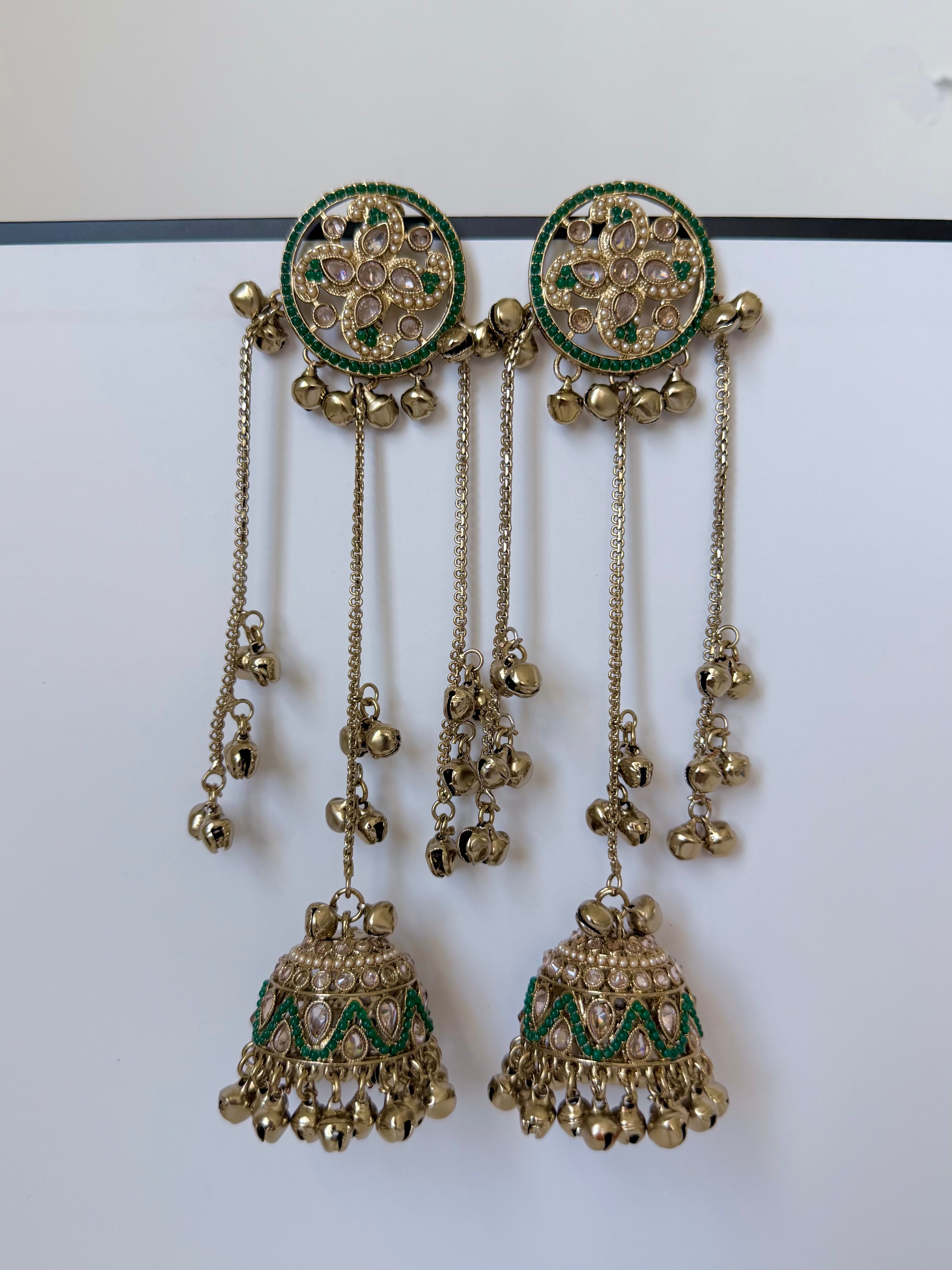 Trending Nyra Kashmiri Earrings with Jhumka