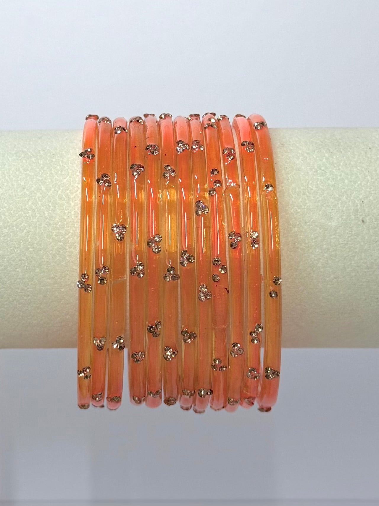 Trending Viral Glass Bangles - Colorful Glass Bangles for All Occasions 12 pcs