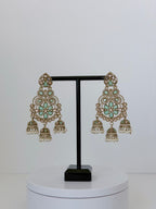 Polki Khwaab Earrings with Jhumka