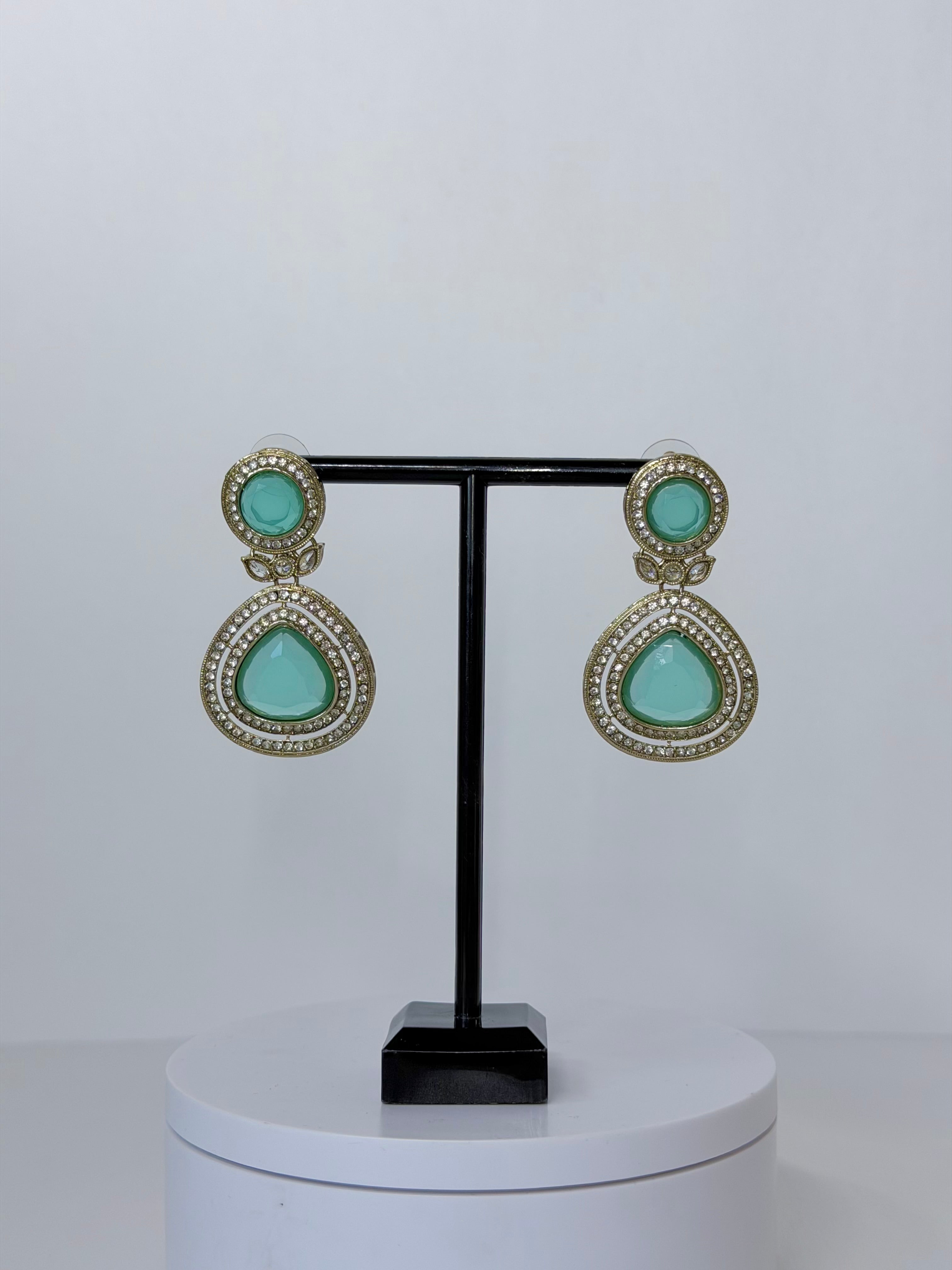 Trending Bollywood Tina Stonework Earrings