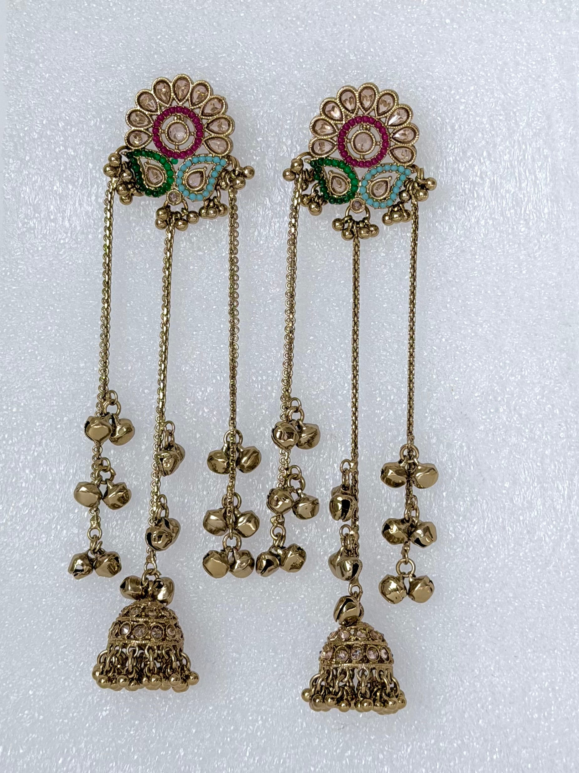 Trending Kashmiri Earrings with Jhumka