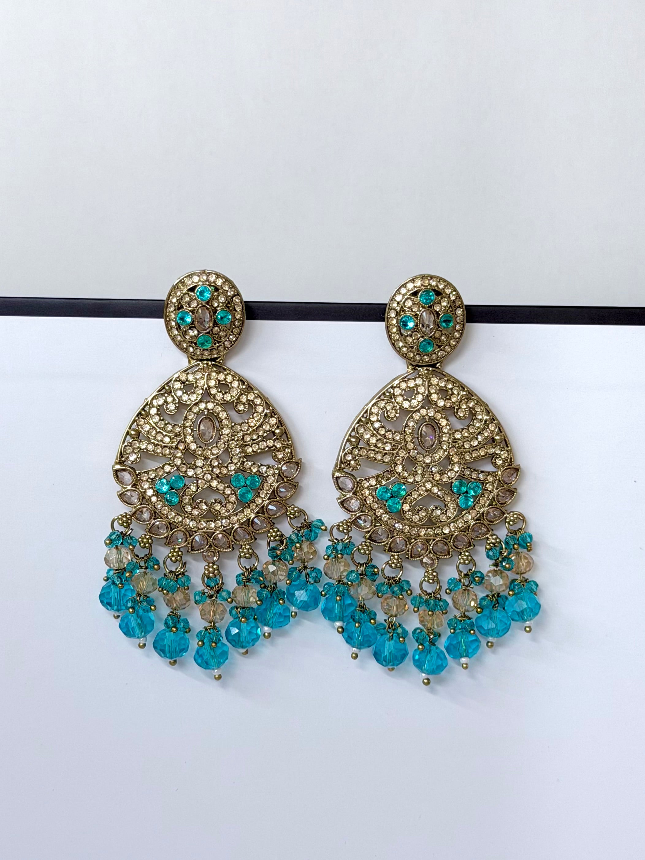 Bollywood Stonework Tara Earrings