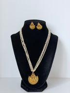 Kaveri Traditional South Indian Necklace with Jhumka