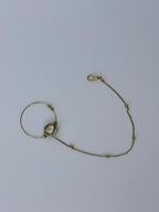 Kundan Nose ring with Chain