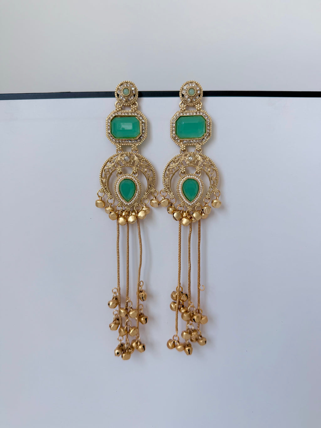 Trending Riona Kashmiri Earrings with Ghungroo