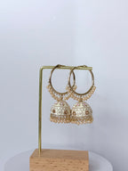 Bollywood Saanvi Meenakari Bali Jhumka