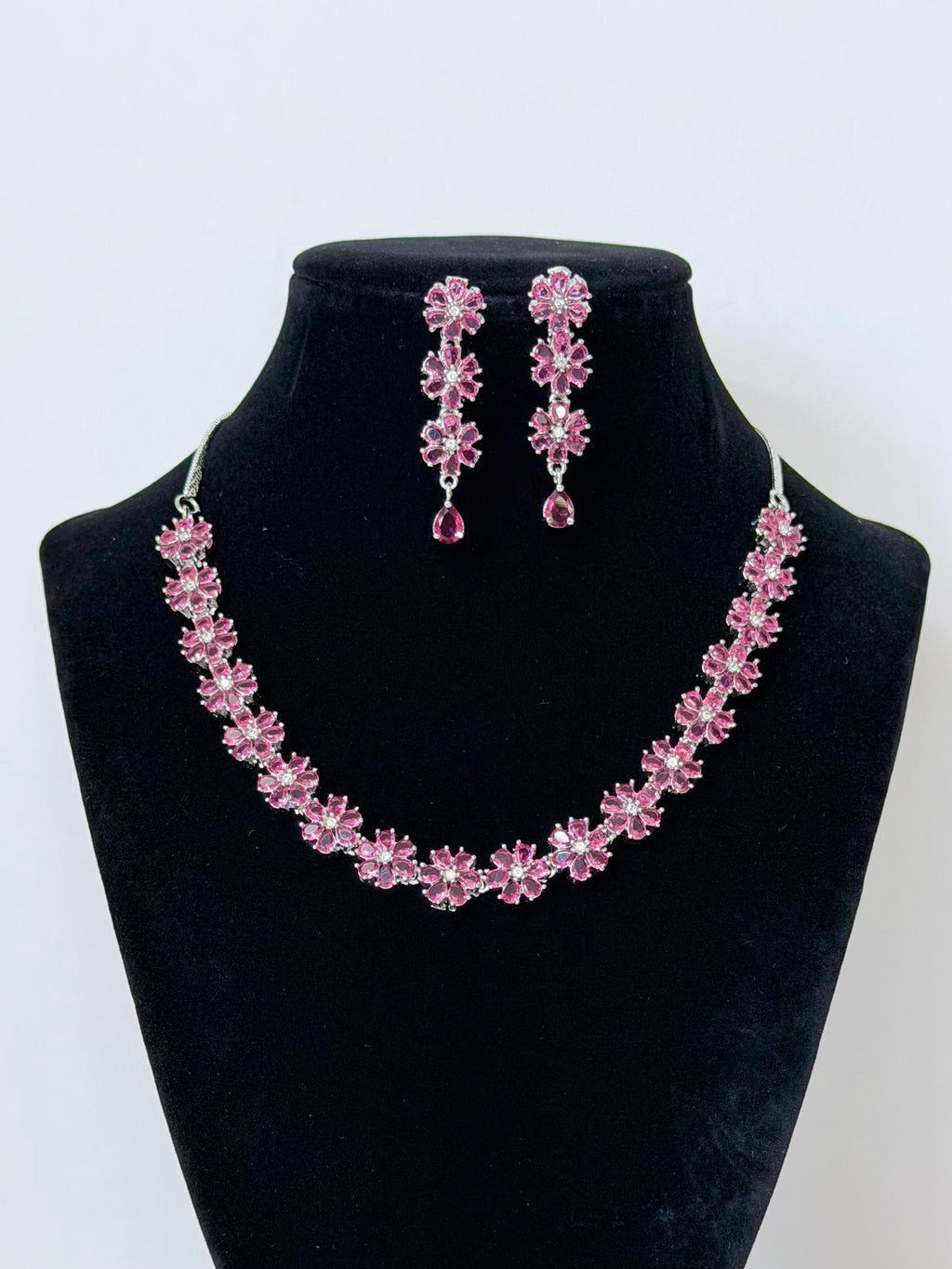 Dainty Diva American Diamond Set with Earrings