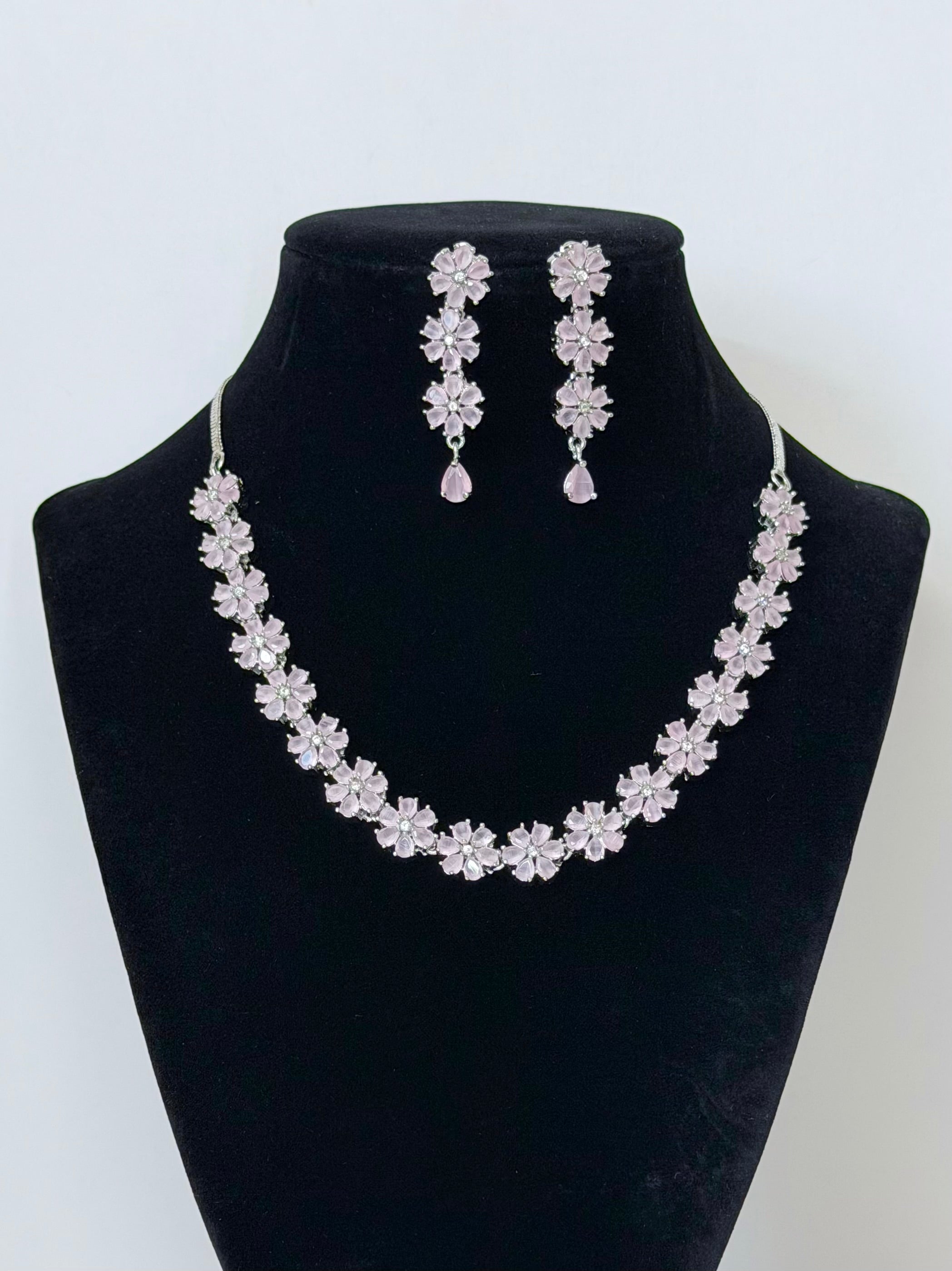 Dainty Diva American Diamond Set with Earrings