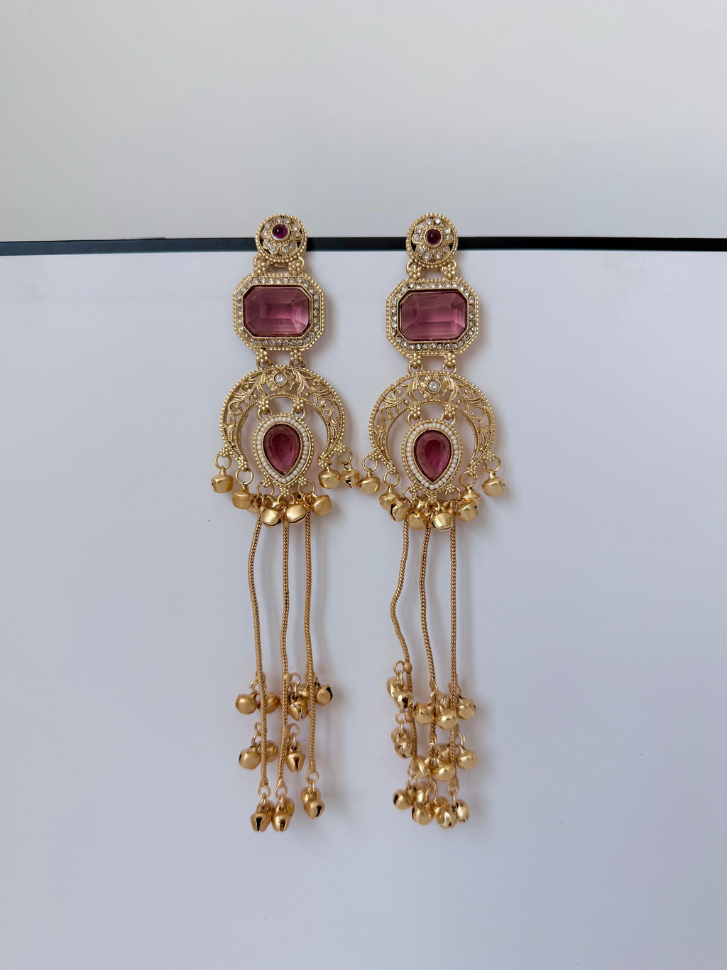 Trending Riona Kashmiri Earrings with Ghungroo