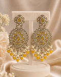 Aaradhya Polki Pearl Statement Earrings